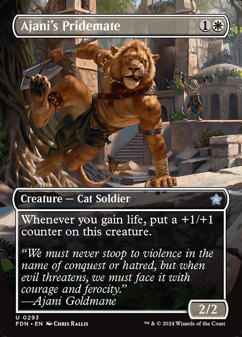 Ajani's Pridemate - Foundations Uncommon Card