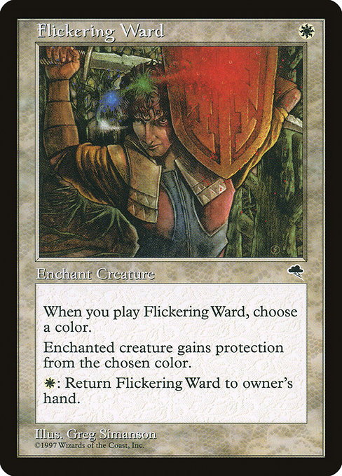 Flickering Ward - Tempest Uncommon Card
