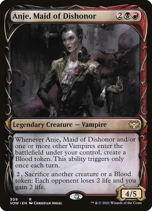 Anje, Maid of Dishonor - Innistrad: Crimson Vow Rare Card
