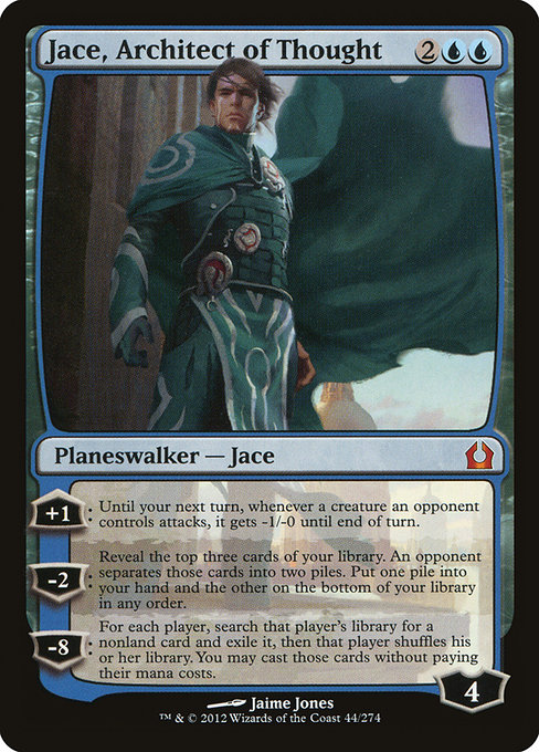 Jace, Architect of Thought - Return to Ravnica Mythic Card