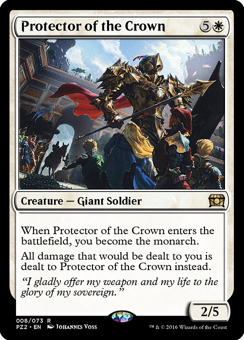 Protector of the Crown - Treasure Chest Rare Card