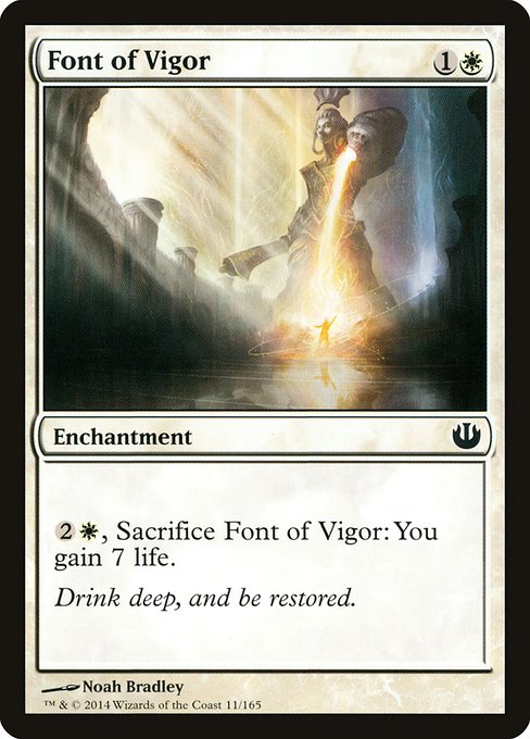 Font of Vigor - Journey into Nyx Common Card