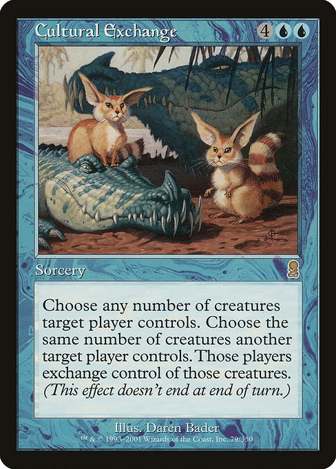 Cultural Exchange - Odyssey Rare Card