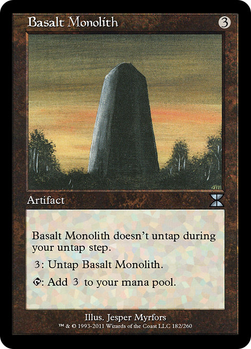 Basalt Monolith - Masters Edition IV Uncommon Card