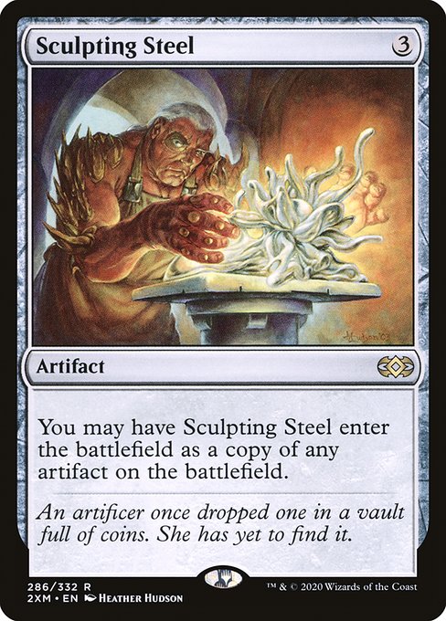 Sculpting Steel - Double Masters Rare Card