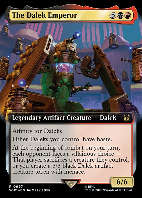 The Dalek Emperor - Doctor Who Rare Card