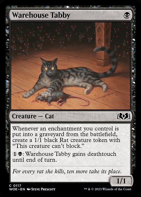 Warehouse Tabby - Wilds of Eldraine Common Card