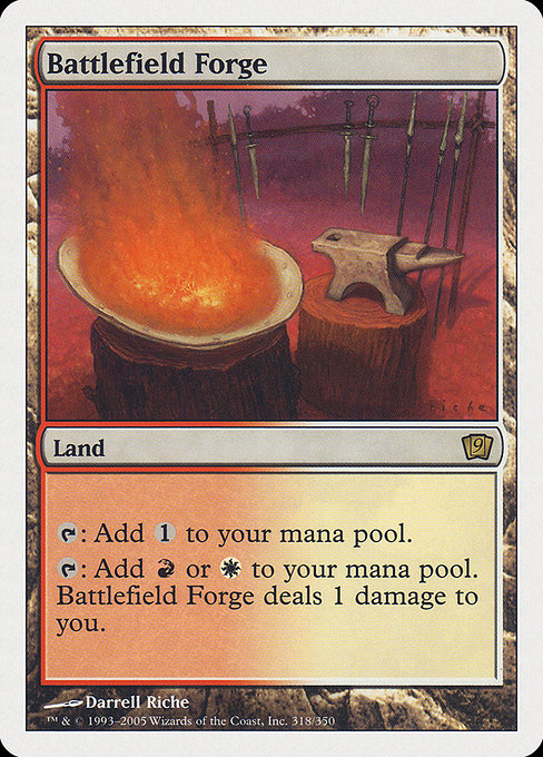 Battlefield Forge - Ninth Edition Rare Card