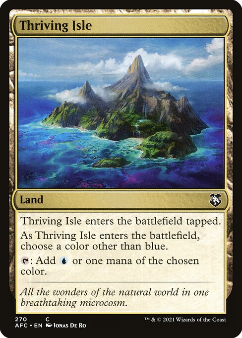 Thriving Isle - Forgotten Realms Commander Common Card