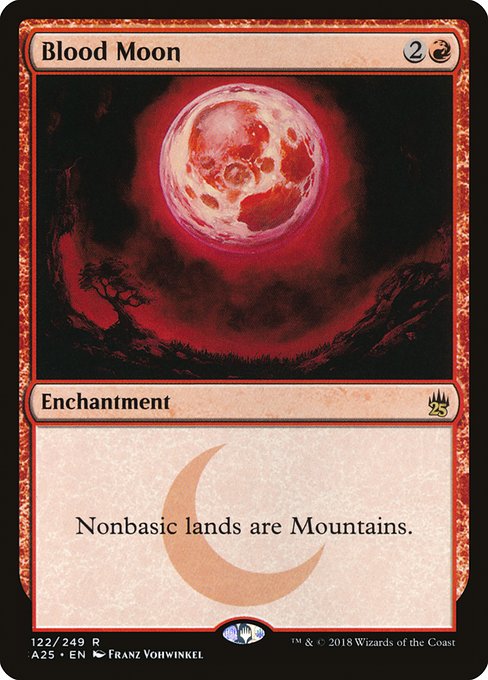 Blood Moon - Masters 25 Rare Card
