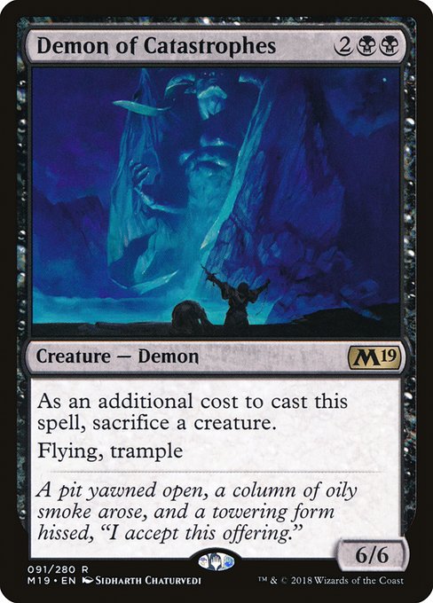 Demon of Catastrophes - Core Set 2019 Rare Card