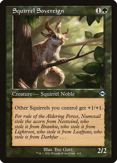 Squirrel Sovereign - Modern Horizons 2 Uncommon Card