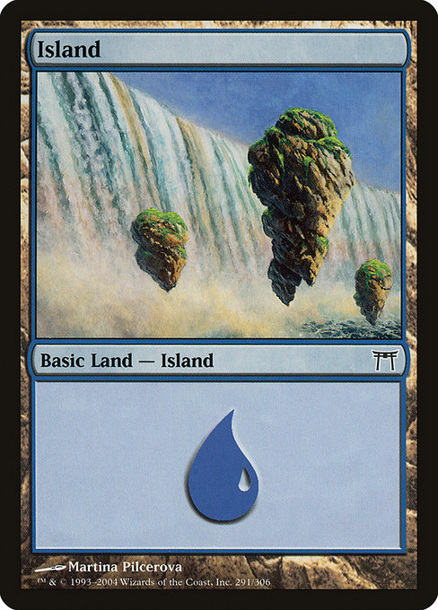 Island - Champions of Kamigawa Common Card