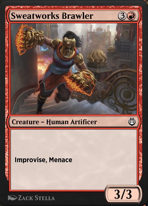 Sweatworks Brawler - Kaladesh Remastered Common Card