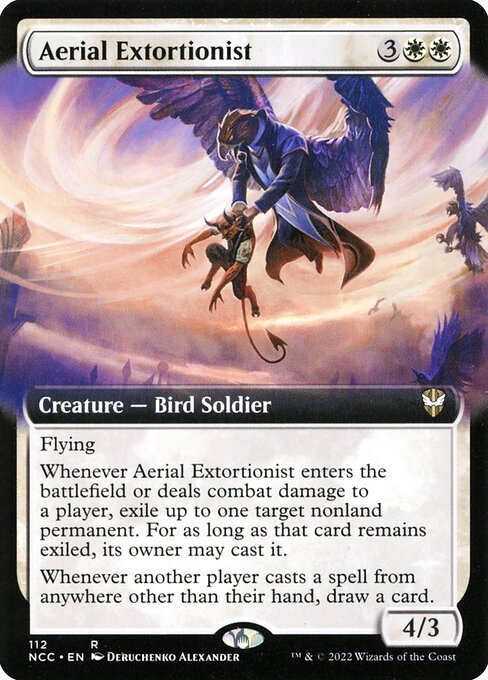 Aerial Extortionist - New Capenna Commander Rare Card