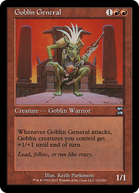 Goblin General - Masters Edition IV Uncommon Card