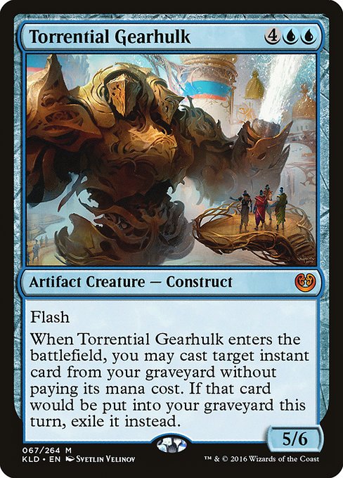 Torrential Gearhulk - Kaladesh Mythic Card