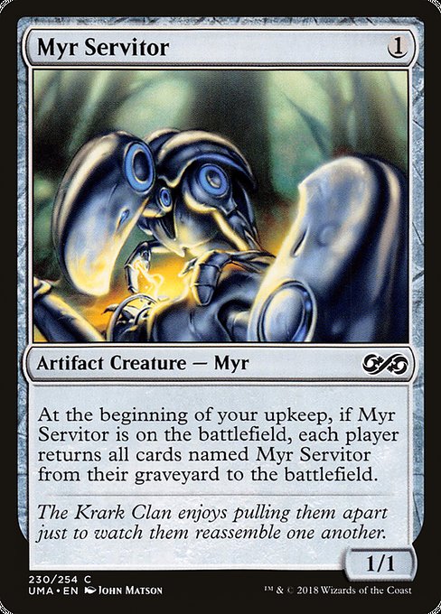 Myr Servitor - Ultimate Masters Common Card