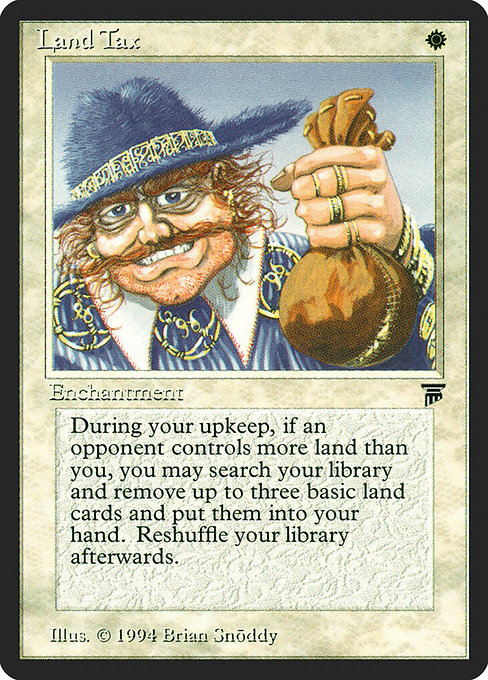Land Tax - Legends Uncommon Card