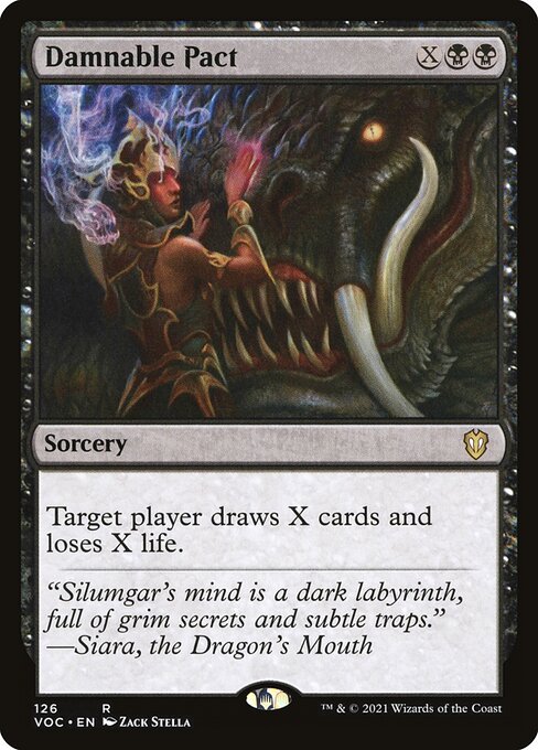 Damnable Pact - Crimson Vow Commander Rare Card