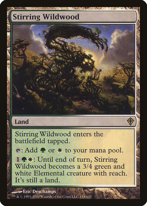 Stirring Wildwood - Worldwake Rare Card