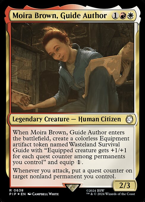 Moira Brown, Guide Author - Fallout Rare Card