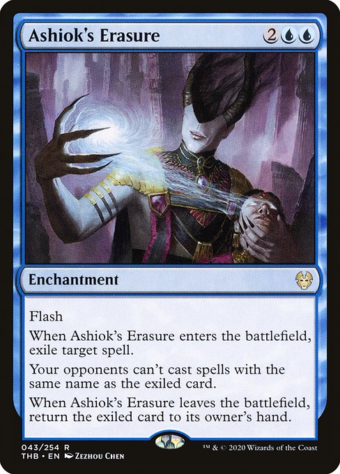 Ashiok's Erasure - Theros Beyond Death Rare Card