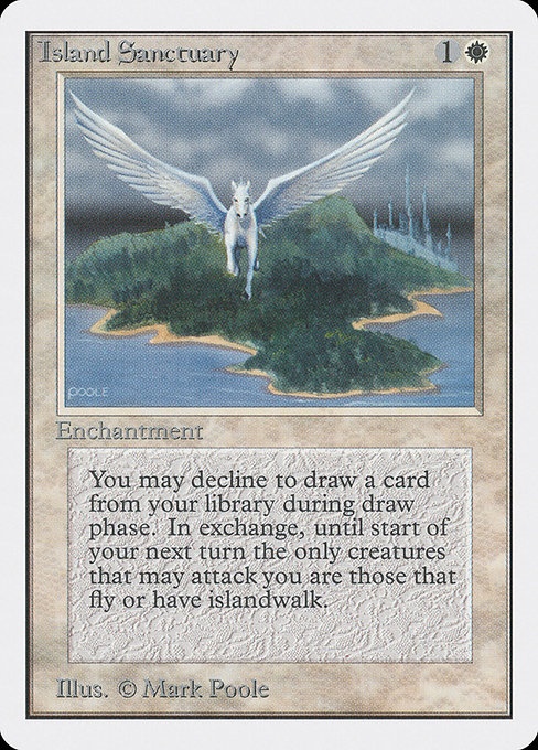 Island Sanctuary - Unlimited Edition Rare Card