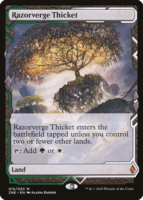 Razorverge Thicket - Zendikar Rising Expeditions Mythic Card