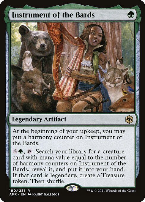 Instrument of the Bards - Adventures in the Forgotten Realms Rare Card