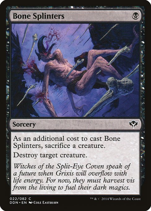 Bone Splinters - Duel Decks: Speed vs. Cunning Common Card