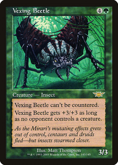 Vexing Beetle - Legions Rare Card