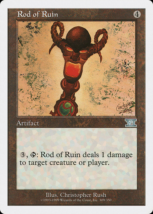 Rod of Ruin - Classic Sixth Edition Uncommon Card