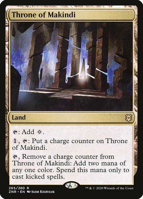 Throne of Makindi - Zendikar Rising Rare Card