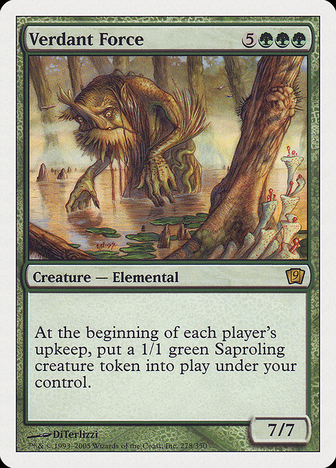 Verdant Force - Ninth Edition Rare Card