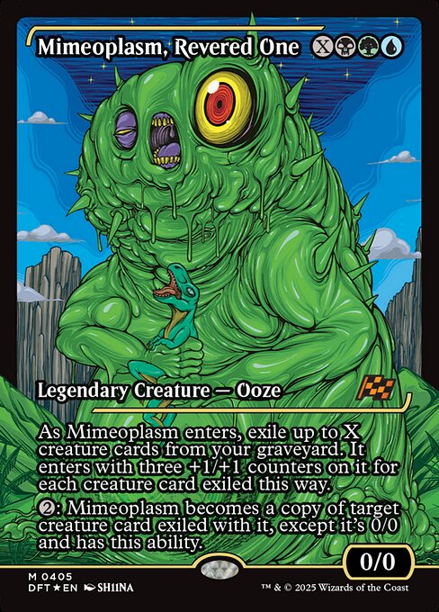 Mimeoplasm, Revered One - Aetherdrift Mythic Card