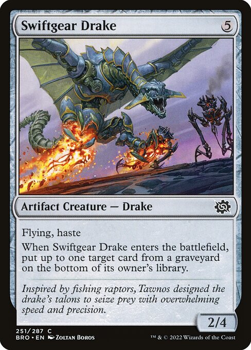Swiftgear Drake - The Brothers' War Common Card