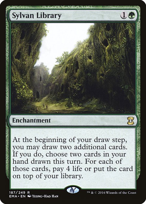 Sylvan Library - Eternal Masters Rare Card
