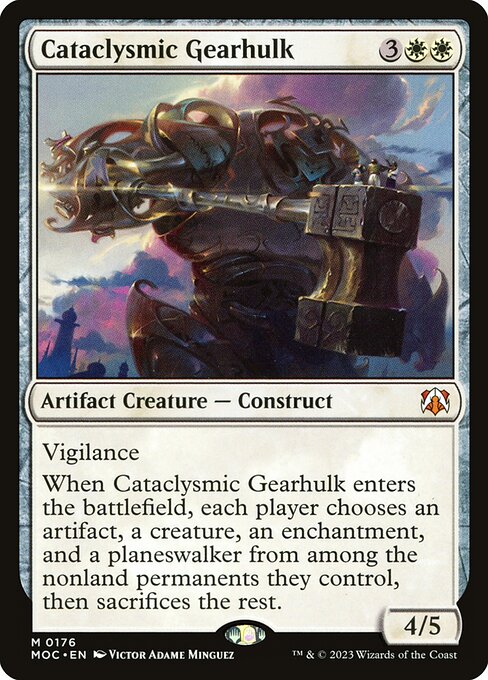 Cataclysmic Gearhulk - March of the Machine Commander Mythic Card