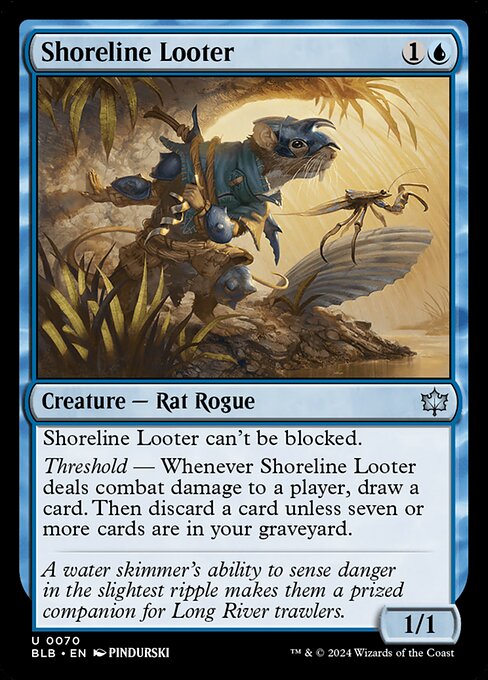 Shoreline Looter - Bloomburrow Uncommon Card