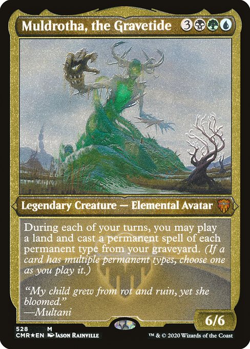 Muldrotha, the Gravetide - Commander Legends Mythic Card