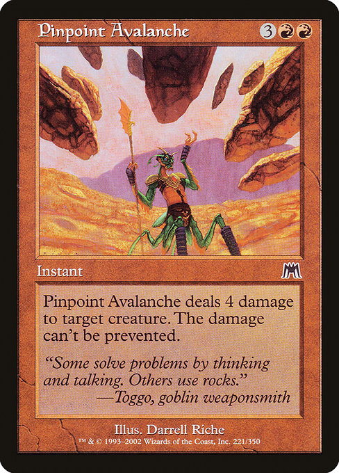 Pinpoint Avalanche - Onslaught Common Card