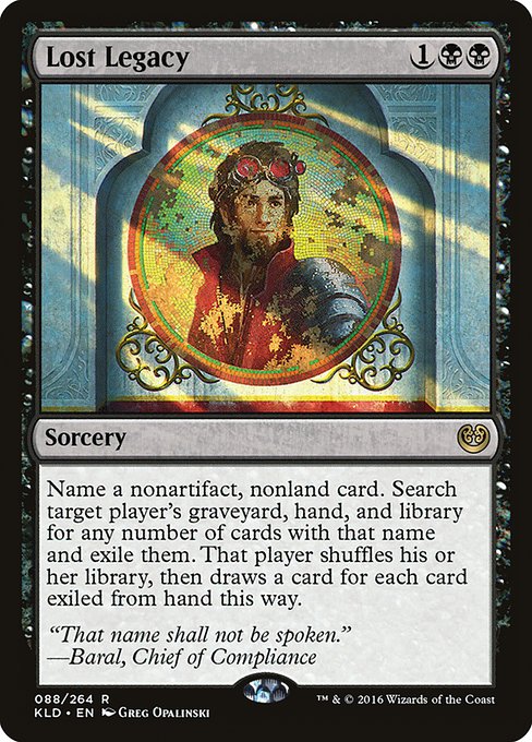 Lost Legacy - Kaladesh Rare Card