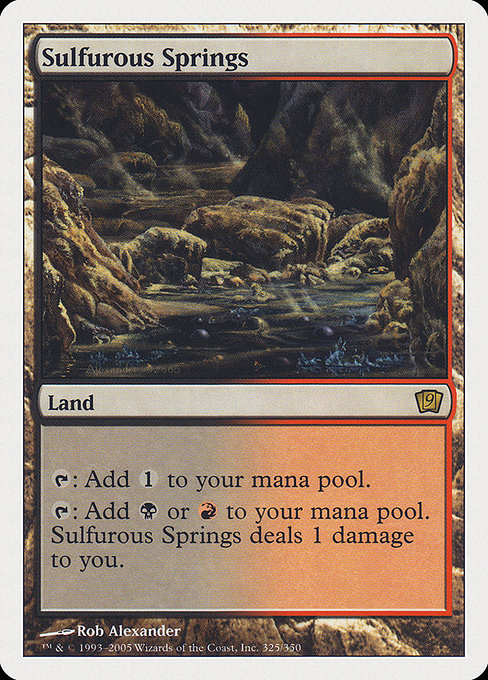 Sulfurous Springs - Ninth Edition Rare Card