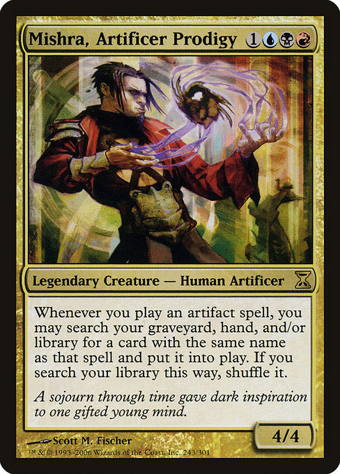 Mishra, Artificer Prodigy - Time Spiral Rare Card