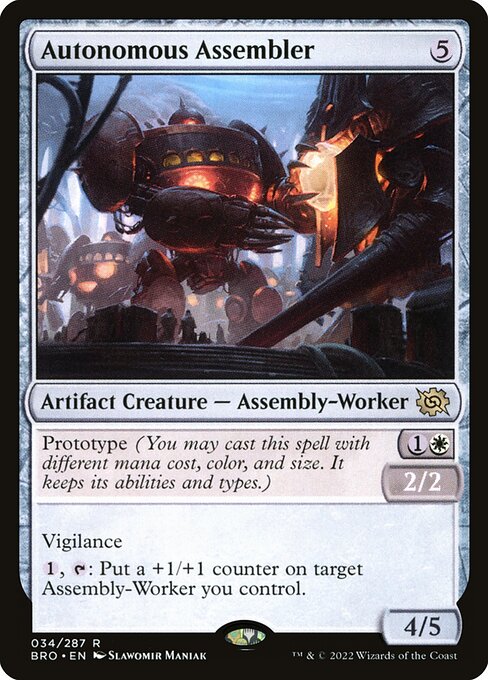 Autonomous Assembler - The Brothers' War Rare Card