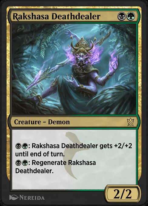 Rakshasa Deathdealer - Khans of Tarkir Rare Card