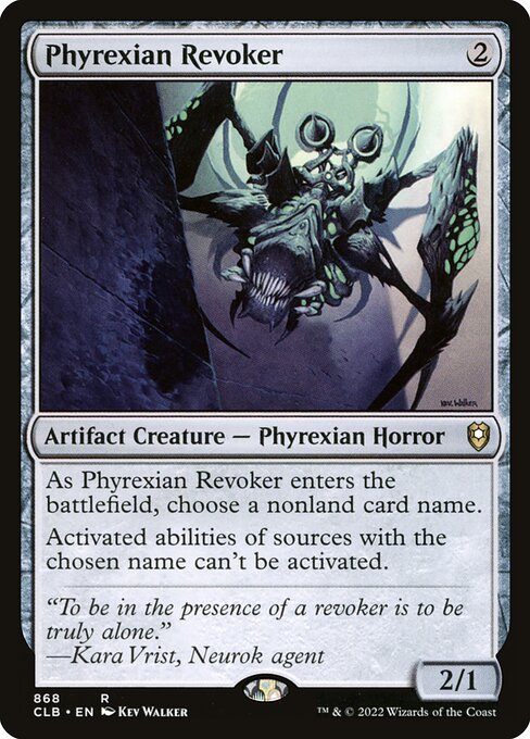Phyrexian Revoker - Commander Legends: Battle for Baldur's Gate Rare Card