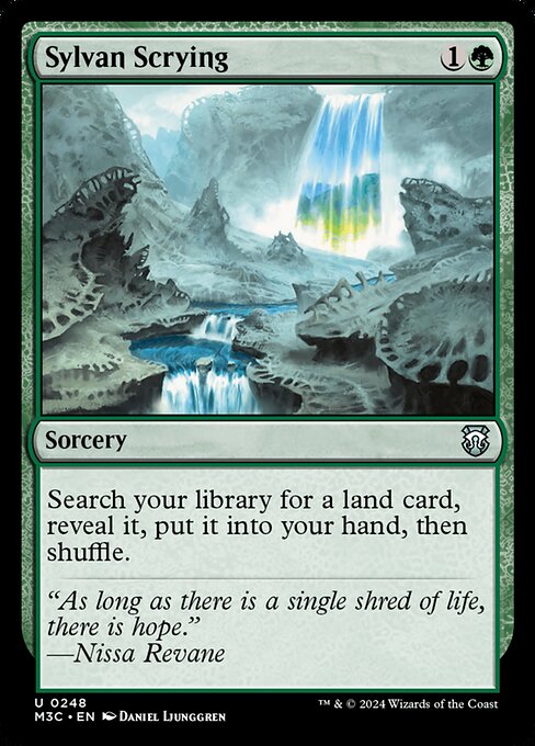 Sylvan Scrying - Modern Horizons 3 Commander Uncommon Card