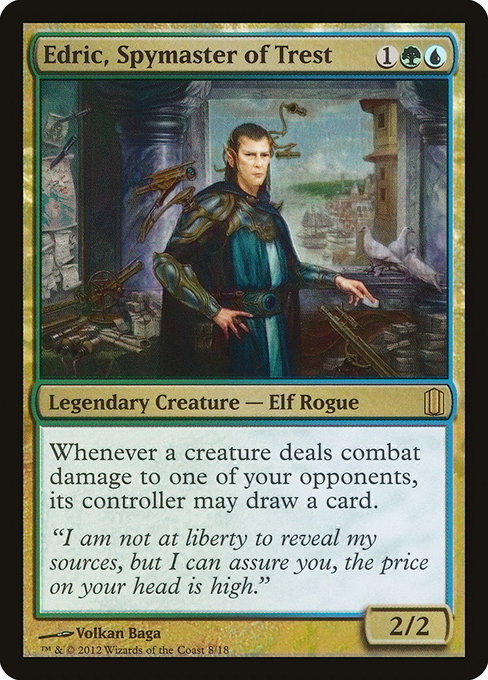 Edric, Spymaster of Trest - Commander's Arsenal Rare Card